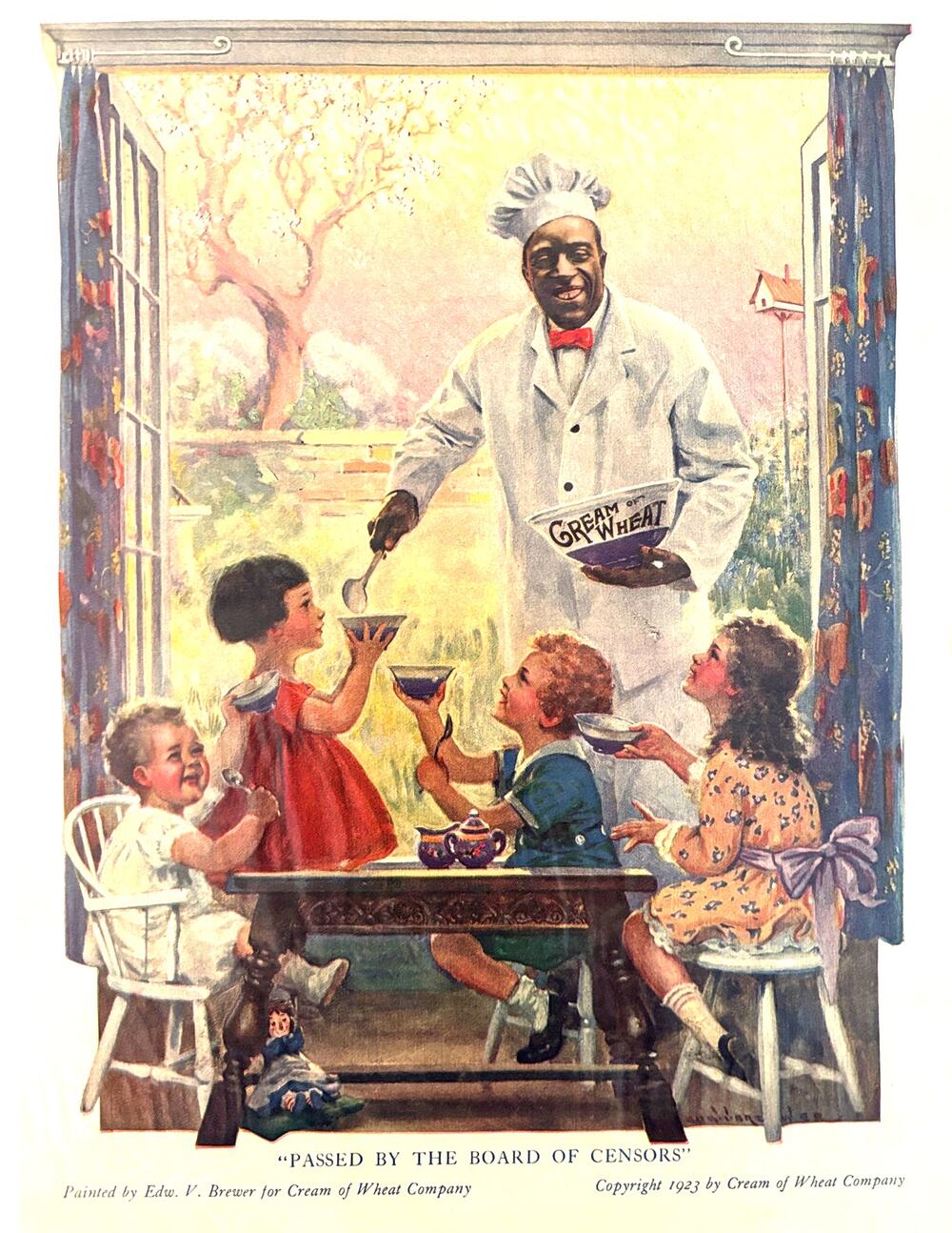 1923 Orig. Antique Magazine Ad | Cream of Wheat "Passed By The Board of Censors"